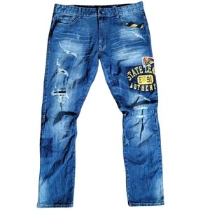 Men's Smoke Rise Graphic Denim Jeans Sz Sz 40×32